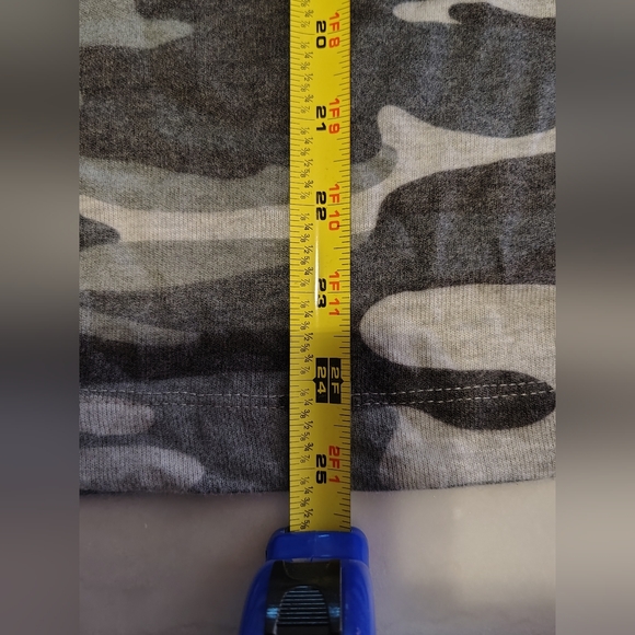 Time and Tru Super Soft Gray Camo Long Sleeve Tee Size Extra Large - Picture 5 of 8